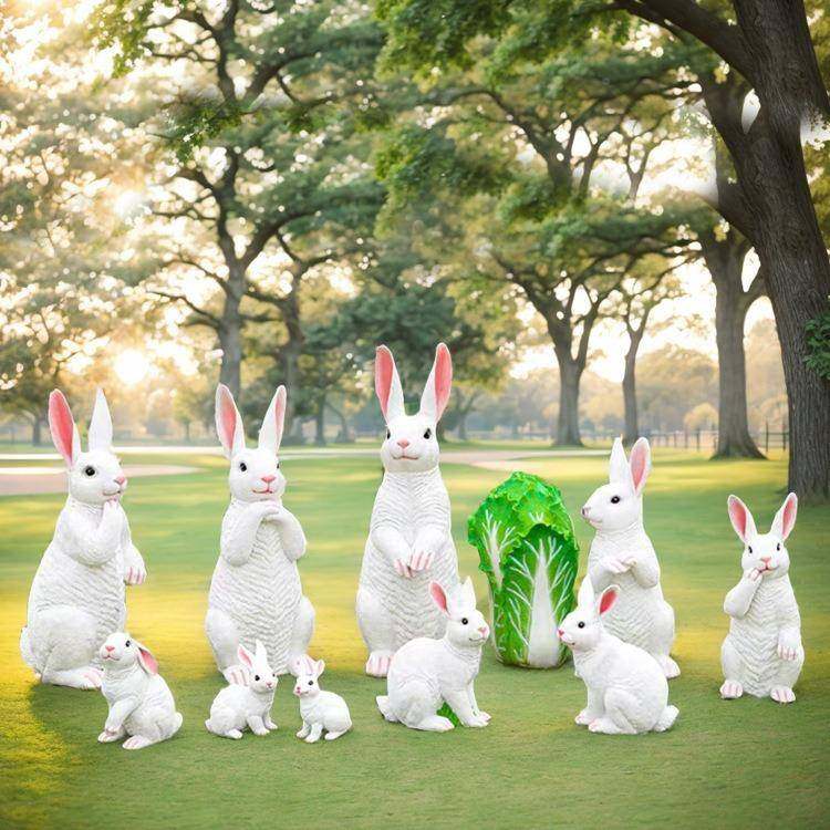 创意仿真兔子摆外件庭院花园可婚庆装饰爱动兔子物大假白兔模型户,家居饰品,户外/庭院摆件,淘宝优惠券,粉丝福利购,淘宝优惠卷