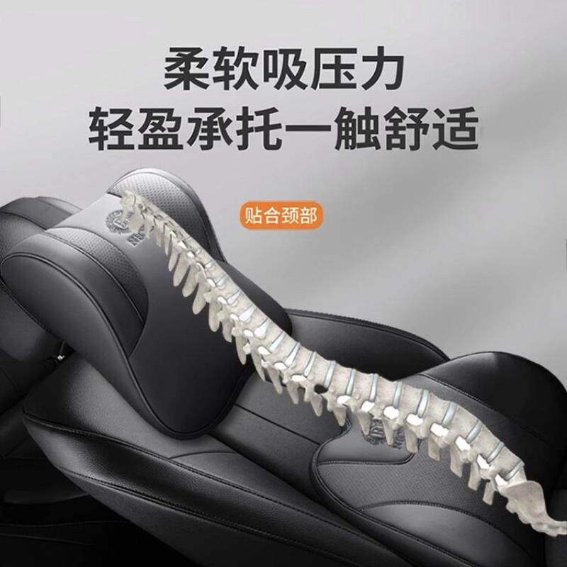 小鹏汽车头枕护颈枕g6/m03/g9/g7/p7+真皮高端靠枕腰靠车用靠垫