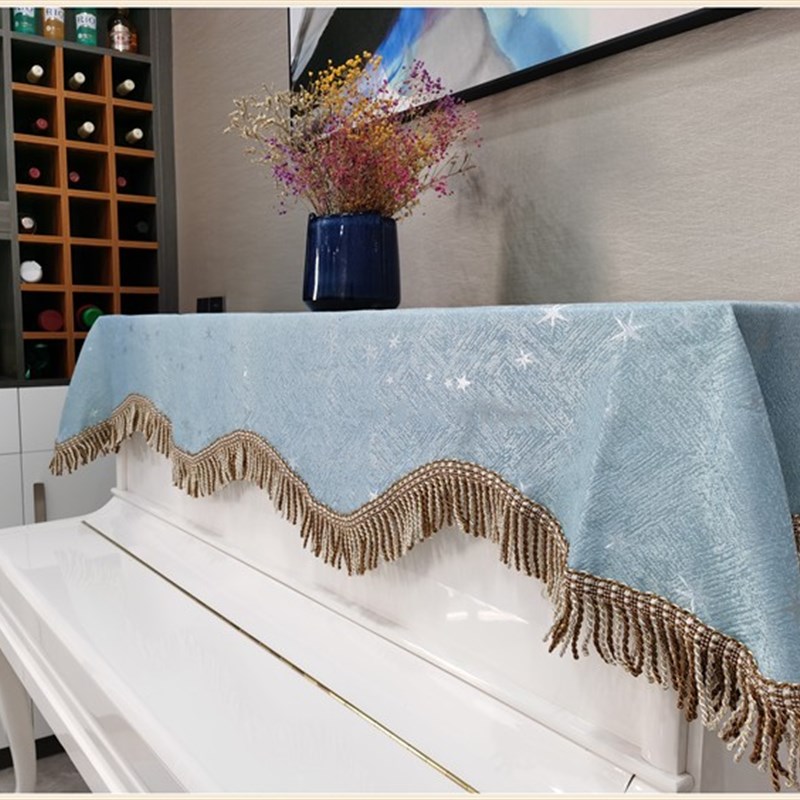 简约加厚钢琴罩 电子钢琴防尘罩w 88键 61通用 高端钢琴凳套罩盖