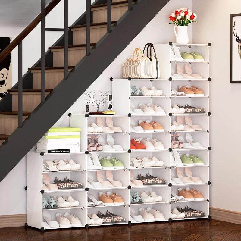 梯间下阶楼梯式斜角鞋柜防尘多功大能内置物架容量收纳整理室ZCU,电子元器件市场,其它元器件,淘宝优惠券,粉丝福利购,淘宝优惠卷