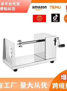 华塔凯不锈钢薯机塔机蓝色膜手动薯塔机薯塔机马薯铃切片旋风土豆