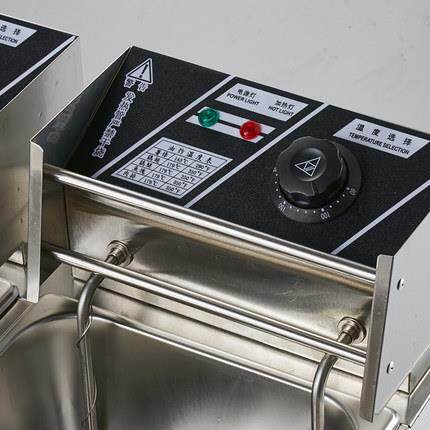 电炸炉商用单炉双缸炸油条串炸鸡排薯条设备全套炸444摆摊炸油炸