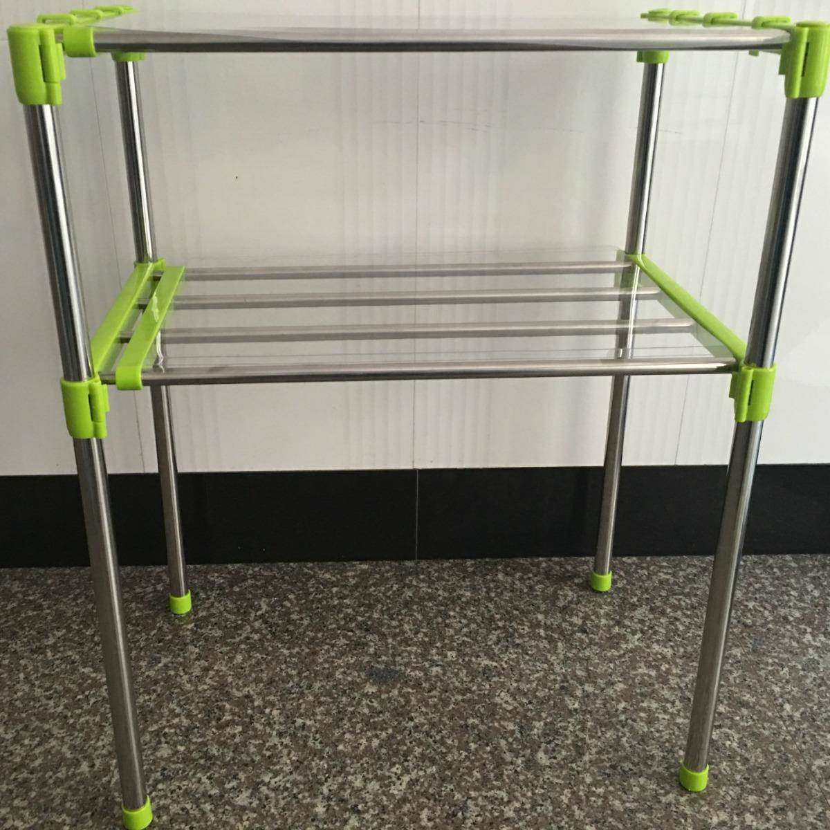 家推荐厂收多功能厨房微波炉架不锈钢可伸缩厨多房层置无品牌/物