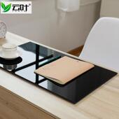 云钢化玻璃叶电热办公台板习桌暖学桌垫饭66288菜保温板餐取餐保