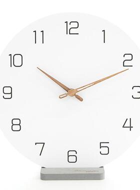 wozoo屋准欧现代P000EMA1简约挂钟客厅音钟m表北时尚创意家用静壁