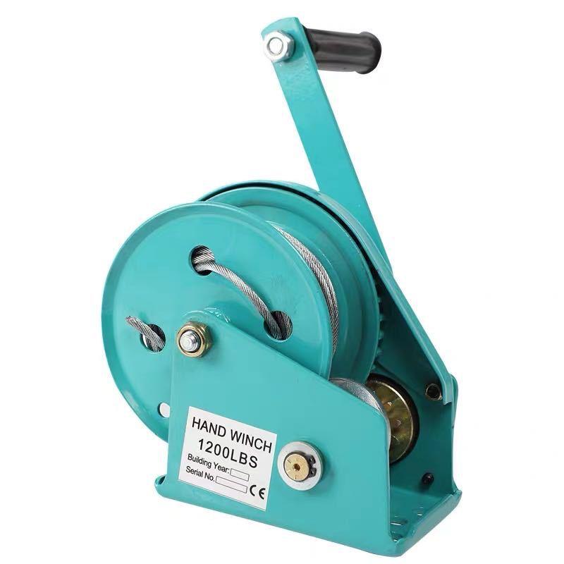 厂家式自锁手手摇410绞盘牵引绞盘盘价格优惠保证动绞自锁绞盘