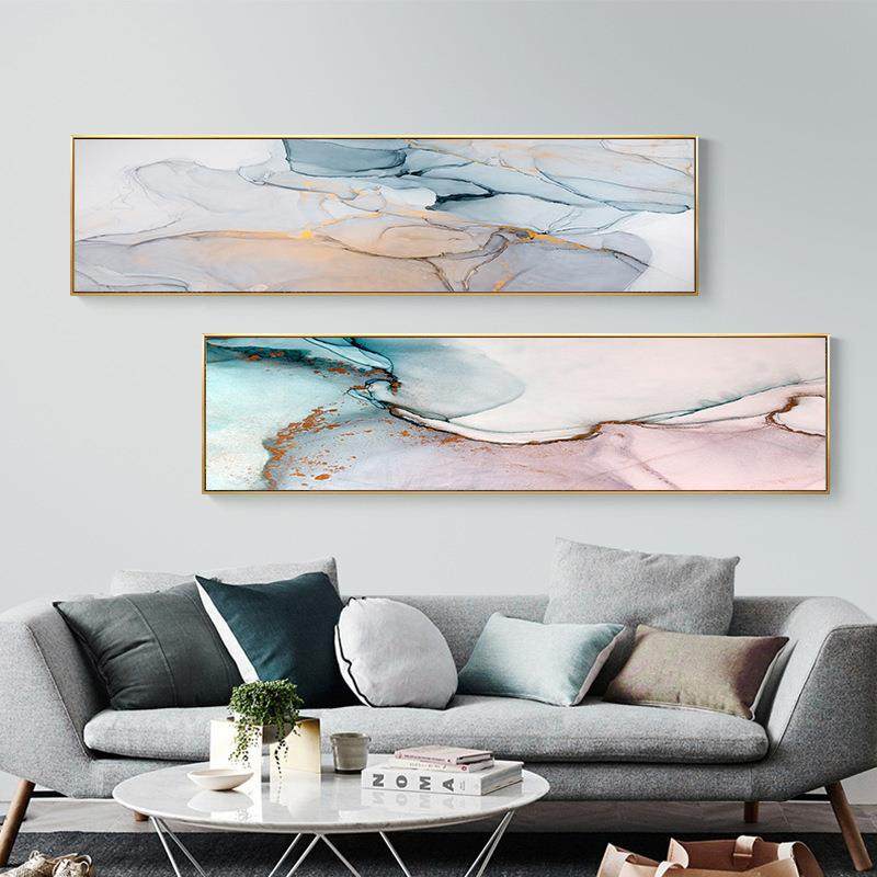 卧室装饰画TB599221主卧床头画代简约横幅酒店挂房温馨背景现墙壁,家居饰品,现代装饰画,淘宝优惠券,粉丝福利购,淘宝优惠卷