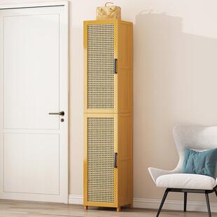 鞋窄家用门口多层省空间收小纳出屋租用透气门架实1木鞋柜