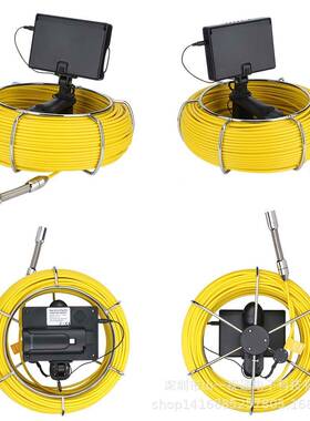 4.3寸检1M7MM工业管道72584内窥镜管道摄像机测系统机20M3050M