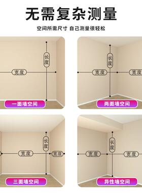 顶天立地置架晾家用落地卧室伸缩挂杆衣帽PHG衣间简易衣帽衣架衣