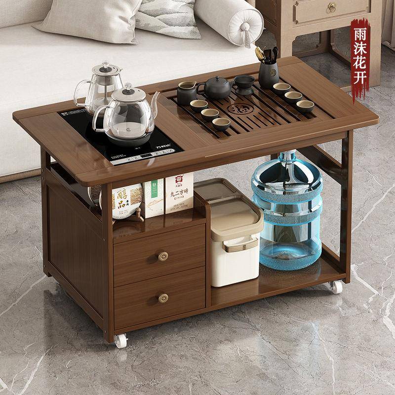 小移动茶可03桌阳台新款几客厅泡茶桌型家用茶台一体一整套茶水茶