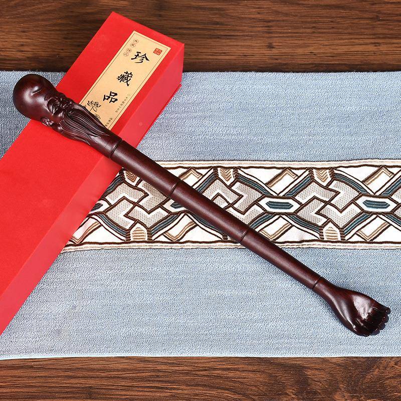 黑檀实木过寿星不求不求人痒痒挠抓背背器神部抓氧器老头乐按摩抓