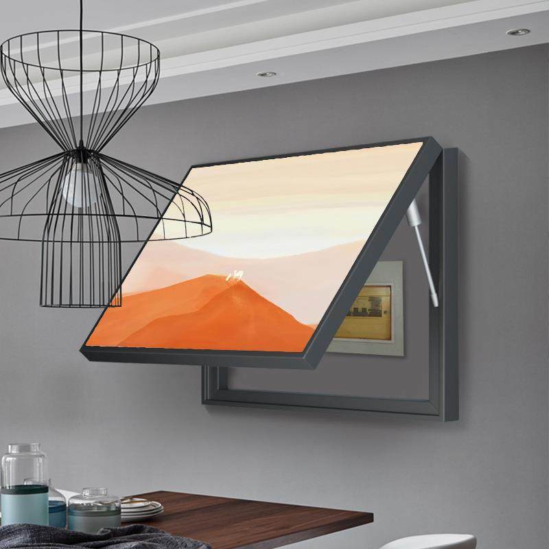 北欧风配箱电箱SQ1077装饰画现代抽象表箱装饰遮挡厅电餐闸弱电箱