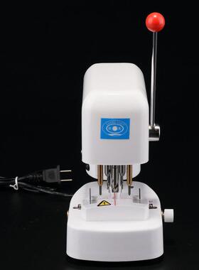 眼镜店制作设备镜片制打9孔81A三眼打孔模机OQB眼镜打孔模板机