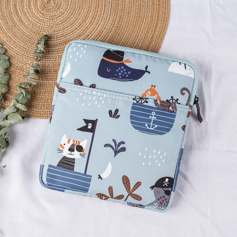 适用Bigme B7pro电子书收纳包7寸加厚内胆包防摔阅读器帆布包印花