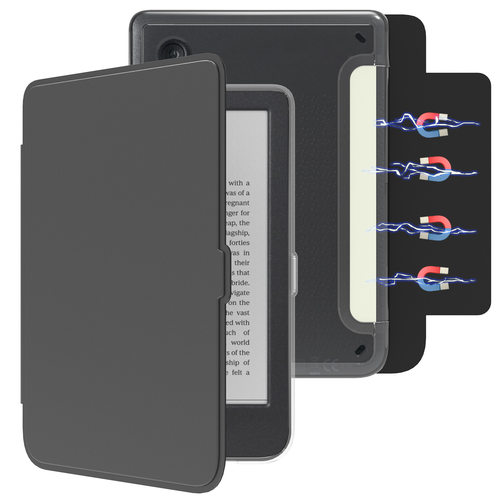 适用kobo clara colour保护套磁吸分离壳Clara2电子书壳可拆分保护壳clara BW翻盖休眠壳全包防摔6英寸kobo壳