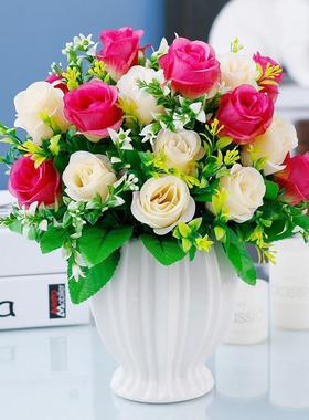 假花仿真植花摆设ZS532998客厅高端干花花束塑料茶几摆内件室装花