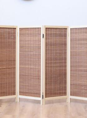 屏风隔风断竹编儿童幼儿园挡简易办板公室遮A11464挡客厅移动小屏