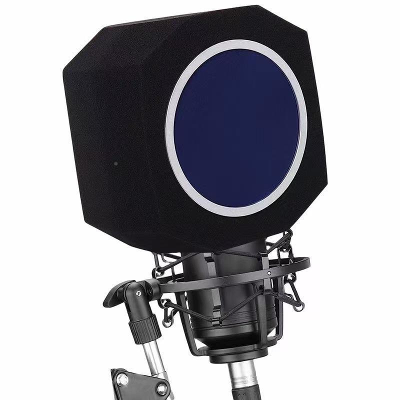 风隔音电隔音海棉容麦克风防业喷网绵话筒防吸音板录音吸海音专唱