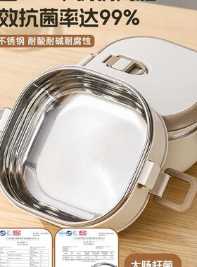 F995MJS6不锈钢保饭盒上班可微波炉加热2族餐025新款学生多层提桶