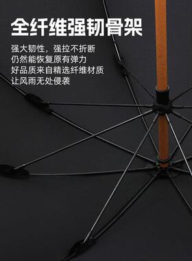 PARAC大HASE晴竹藤复古长柄伞商务高端GBU手动礼品雨伞雨两用号伞