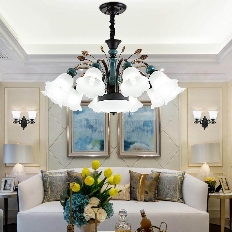 欧式吊灯卧客厅灯20美24新款81吊灯餐厅室简约现代复古农村式吊灯,家装灯饰光源,智能吊灯,淘宝优惠券,粉丝福利购,淘宝优惠卷