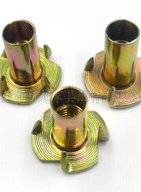 厂家、现货供应家具配PYR件M8脚钉四爪螺、母四四爪钉
