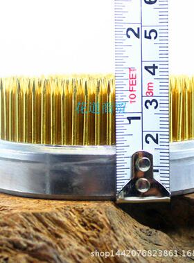 橡剑山插花器清丸3铜针直花径仓WCQ80毫米配胶套日式插花底座