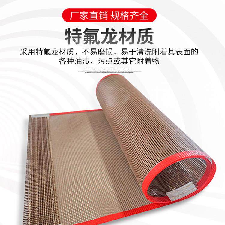 特龙LHC氟网带铁氟龙网格输带级高温输送带食品烘干机高温传送送