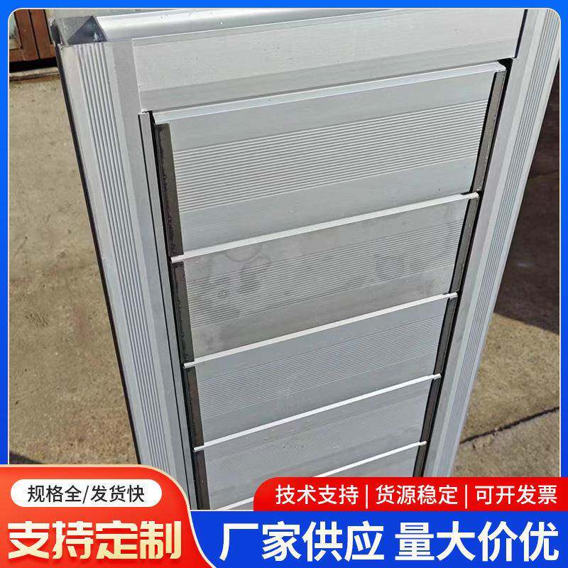 铝叶合插片百叶窗空调出风外墙892通风金调口节固定百叶门铝合金