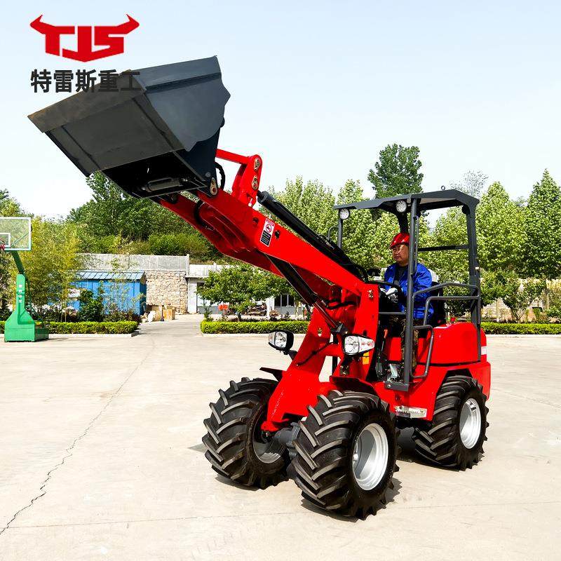 小型四轮四驱轮式装载机 农场畜牧铲粪小铲车建筑工程工地推土车,五金/工具,装载机,淘宝优惠券,粉丝福利购,淘宝优惠卷