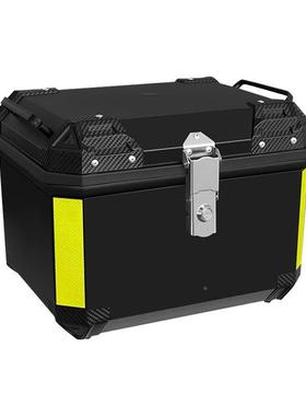 厂家直摩销电车塑料45升尾防水防摔后动备箱箱Universa通用托车工