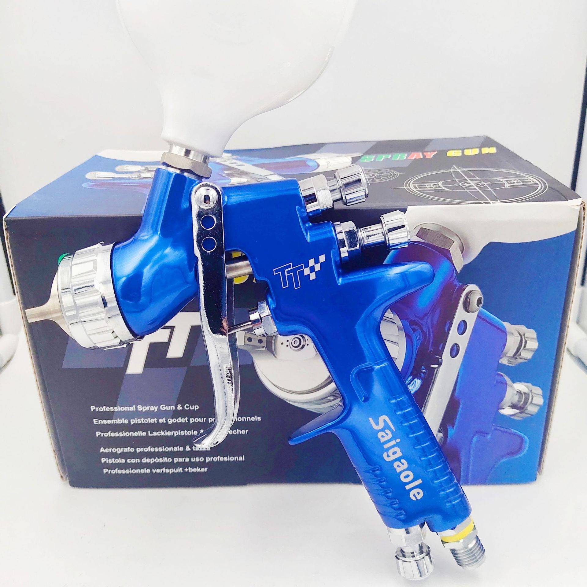 FoGTT漆喷G枪saigale上壶汽车面高雾化油漆喷枪气动钣金面661漆喷