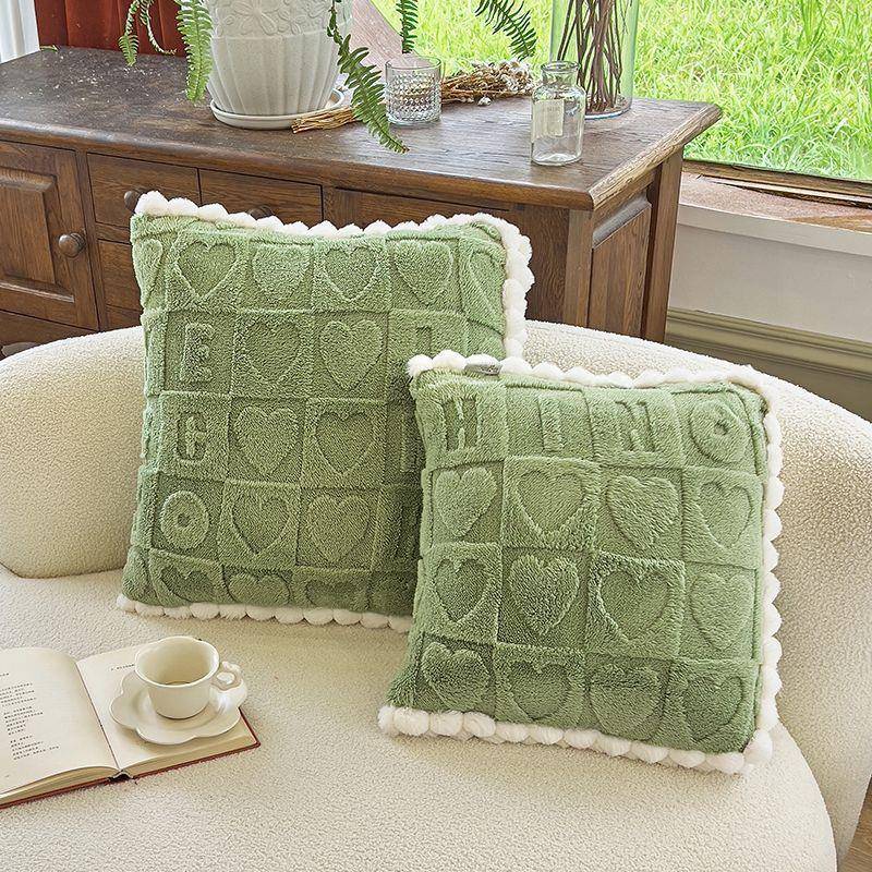 秋冬被加厚被塔芙绒抱枕子载两用双面绒毛毯冠满家纺车沙发靠垫午