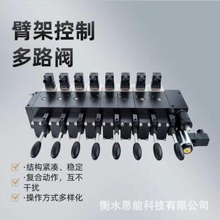 哈威多路阀转向阀混凝土中泵车衡阀控制阀平联6ETE节架手动臂电液