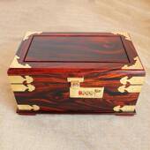 红Z568酸枝密锁木首饰盒实质中仿古收纳盒子百宝箱新结码 婚送式 礼