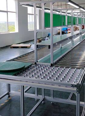 卸家无动力滚筒输送线装车货传送带电装包小型不锈钢生产GTX-L002