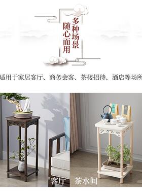 白色式茶几沙发角几实木花几oj220107台欧边几电客厅正方话形茶几