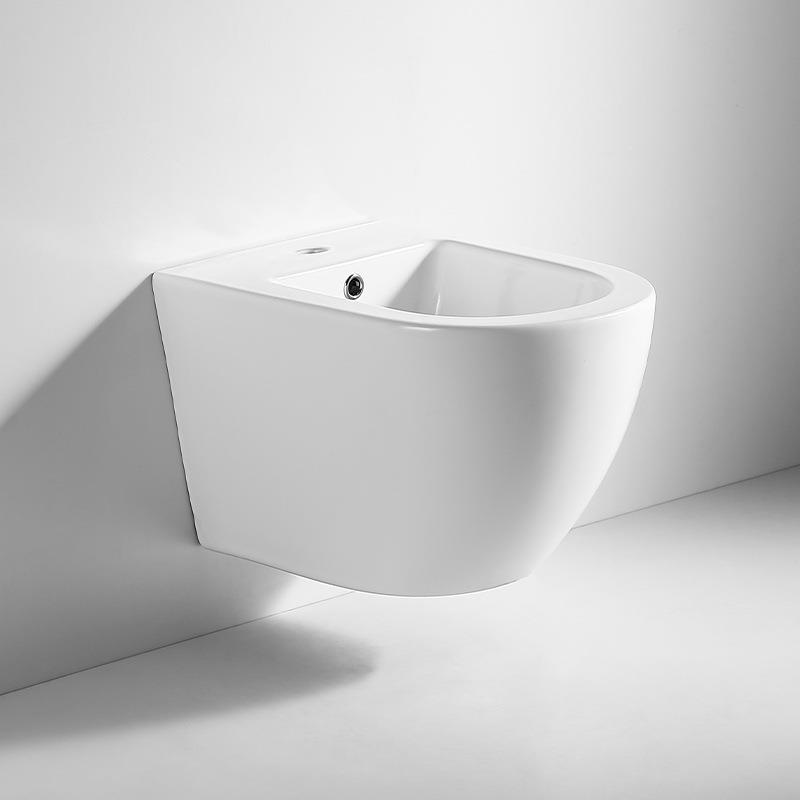 家用间陶瓷挂754墙式妇女士妇洗盆洗洁器式女冲洗清洁器卫生坐浴