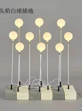 10头礼奶白泡泡地插YSW引灯龙珠球泡路饰婚舞台T台装灯婚庆道具摆