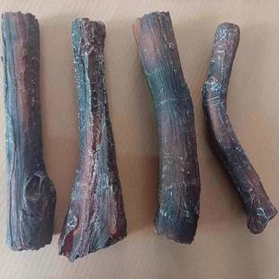 仿无品牌/真柴木发材装头饰假柴火电子仿真木碳光木道火炉舞台具