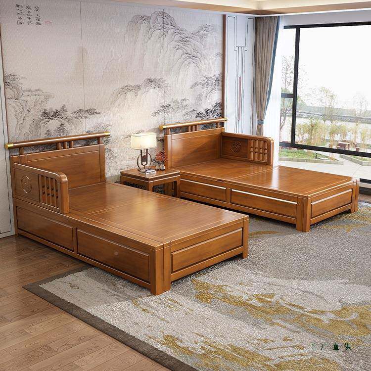 20实25新中式香樟木贵妃椅贵妃榻卧室单人美小人木塌户985型阳台