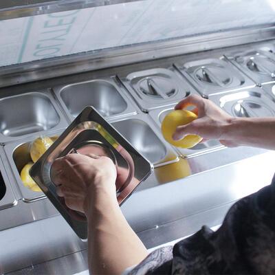 水果柜捞展示柜开槽小拉菜沙台冷藏配料台冷藏工作871台用商保鲜