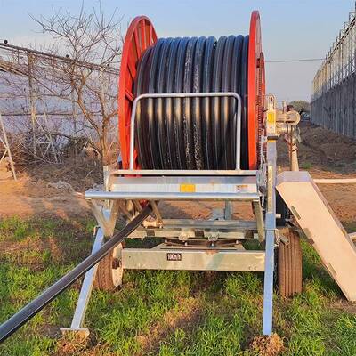 全自动卷盘喷灌机自架MYL走式农用田桁灌溉机浇设备绞盘式式喷灌