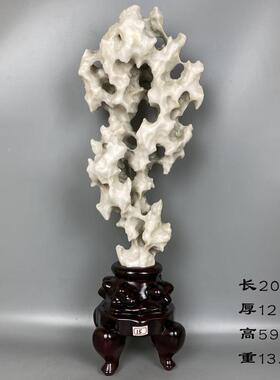 太湖石灵璧石奇石原石观赏石然天石头居中会所厅堂F755S878国风家