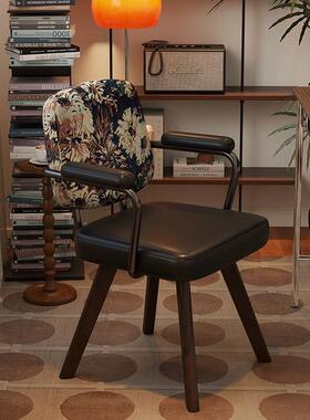 店民宿复古办椅子室座53473椅书房公室电脑椅卧可旋酒转办公椅