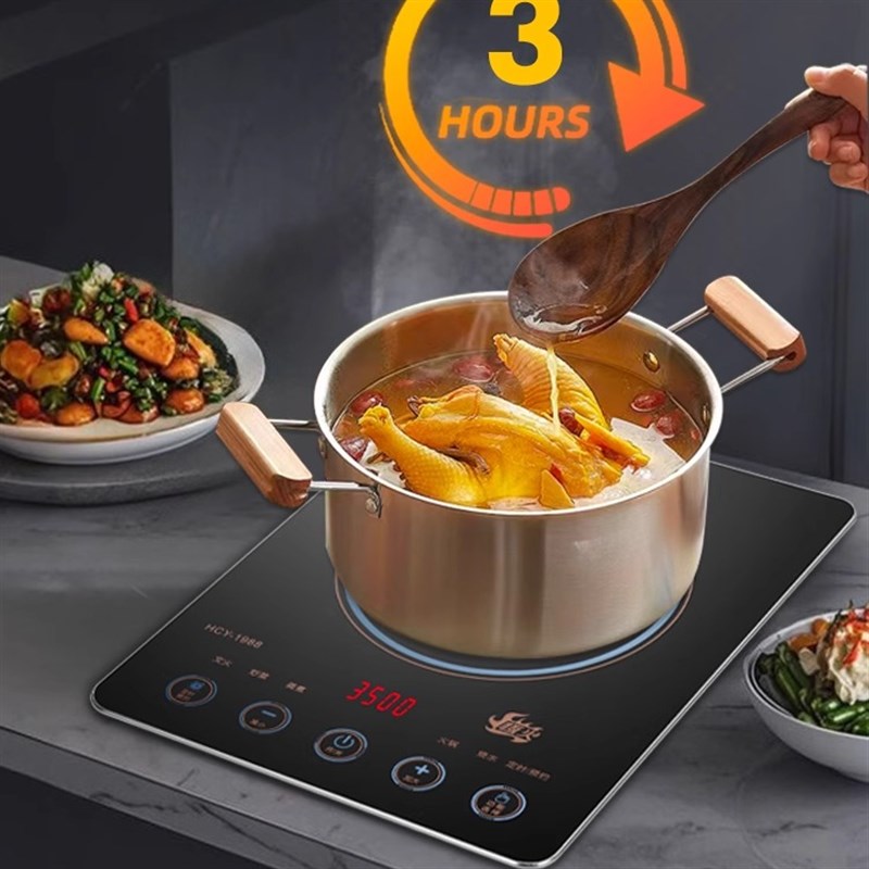 嵌入式电磁炉单灶家用35s00W商用台式镶嵌大功率公寓内嵌式电池灶