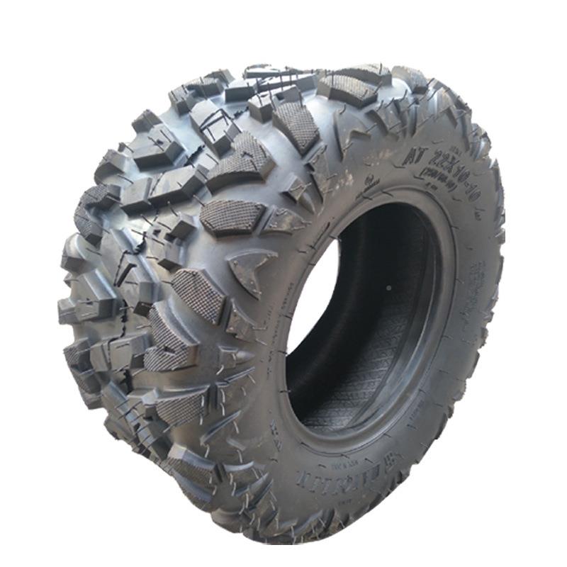 沙滩车供应22X1A-01轮胎卡丁492车23x7-100字花纹加厚耐磨胎配件