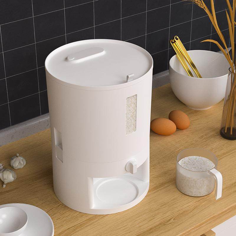 米桶虫防潮密封NLN家20斤10斤装子储米箱加厚小号10KG米缸用收防