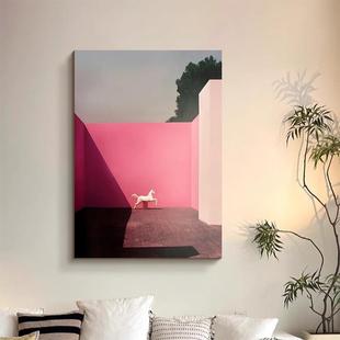 马蒂斯落ALJZ2504客厅饰画小装 众感艺术沙发背景墙地画高级卧室床